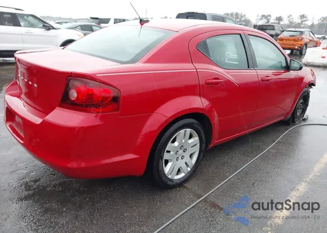 2012 Dodge Avenger Se z USA, uszkodzony, nr VIN 1C3CDZAB4CN270625